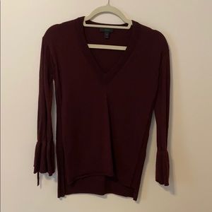 J Crew long sleeve v neck shirt